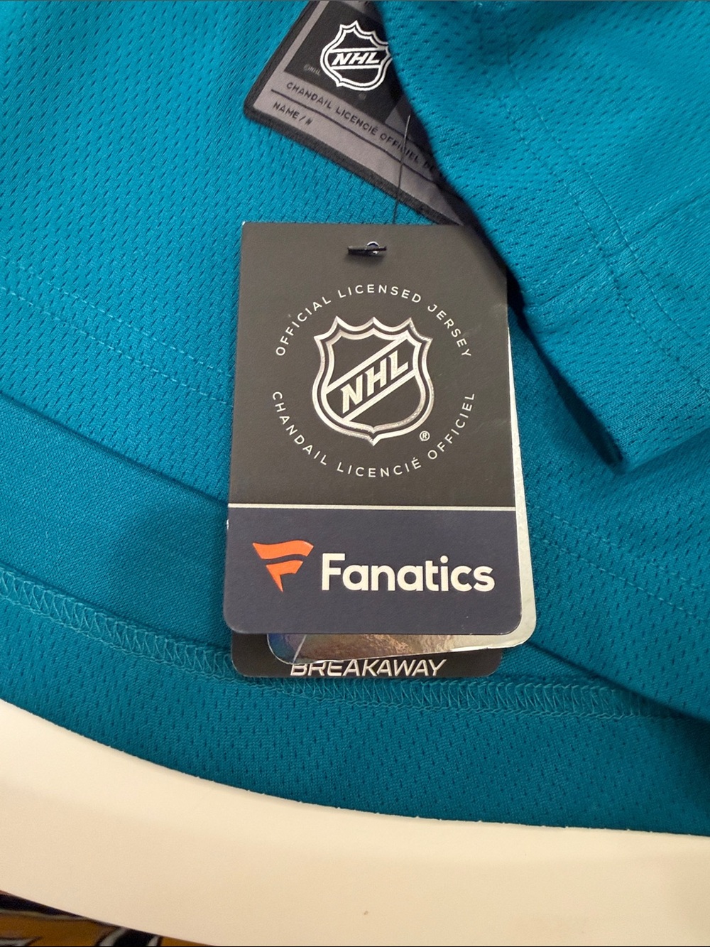 NWT Fanatics San Jose Sharks Player Jersey BRENT BURNS - Picture 2 of 13